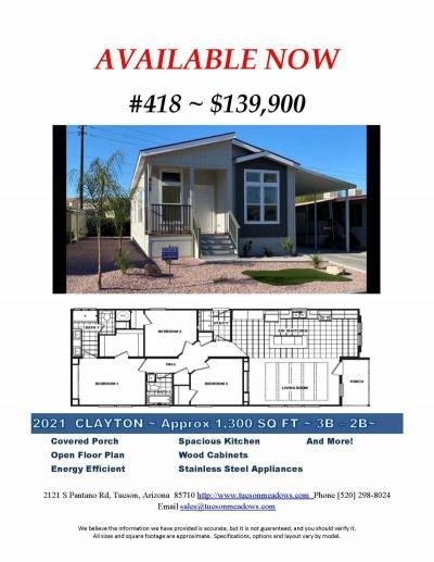 Mobile Home at 2121 S Pantano Rd #418 Tucson, AZ 85710