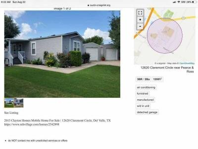 Mobile Home at 12620 Claremont Circle Del Valle, TX 78617