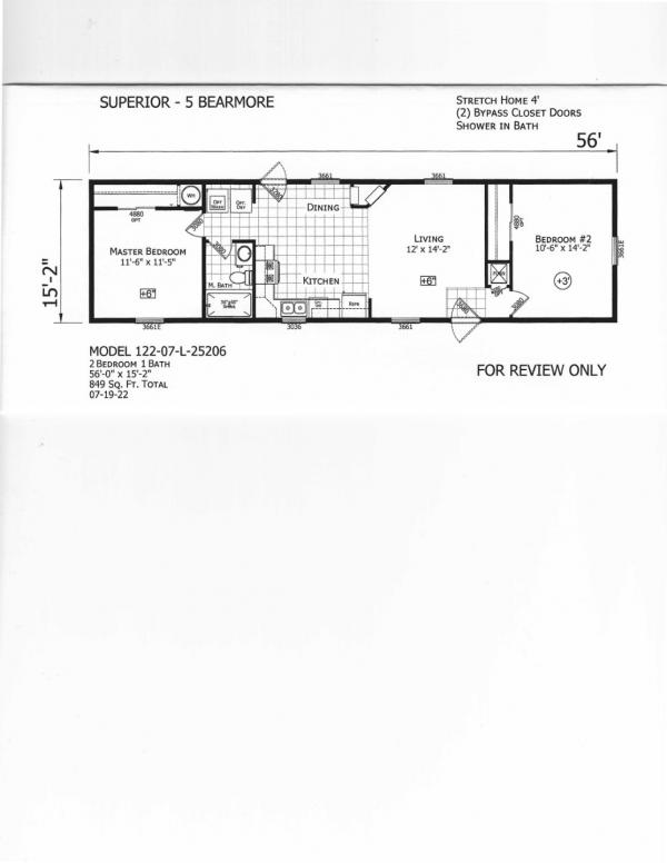 2022 Redman Mobile Home For Sale 5 Bearmore Park 1820 Hwy 35 Wall