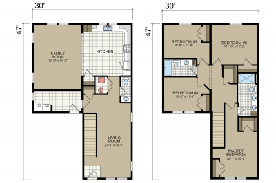 Champion Homes S35 Mobile Home Floor Plan
