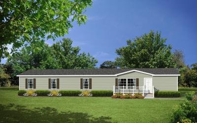 Highland Manufacturing HSH 764B Mobile Home Floor Plan