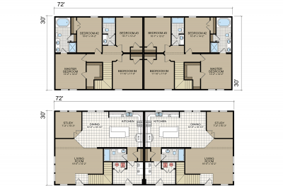 Champion Homes T40 Mobile Home Floor Plan