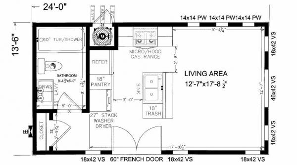 2022 Back Porch Homes AM2400 Mobile Home