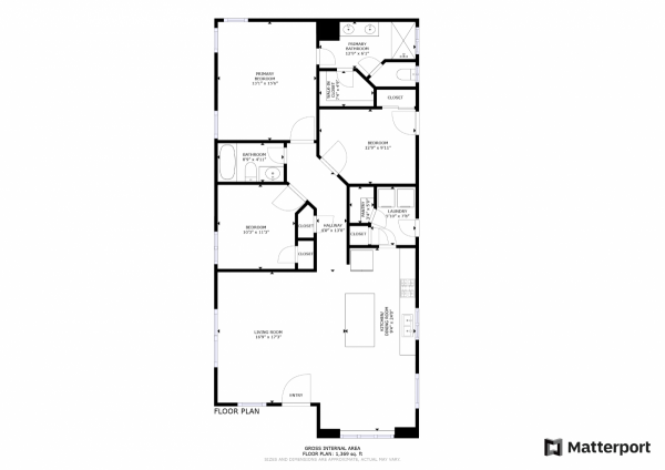 Floor plan of home