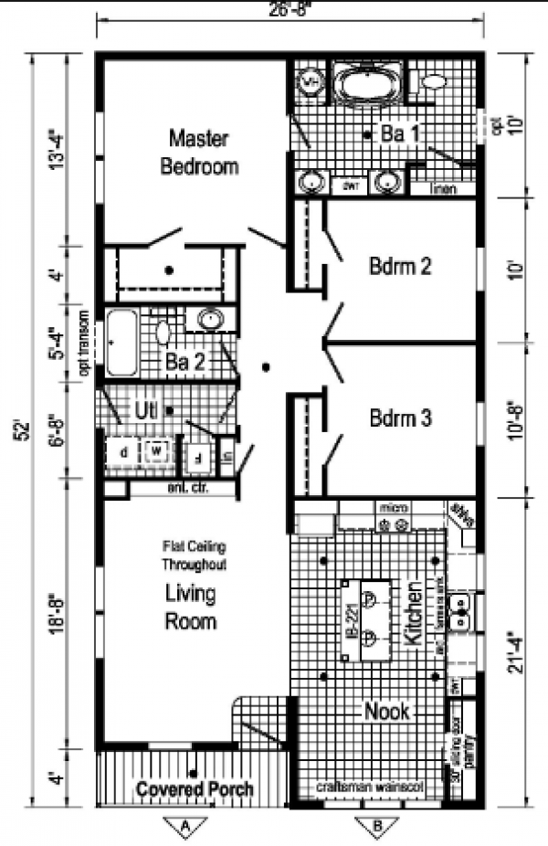 Floor plan of home