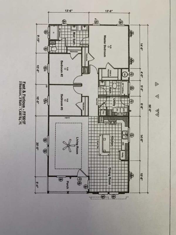 Floor plan of home