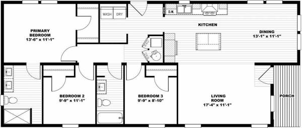 Floor plan of home