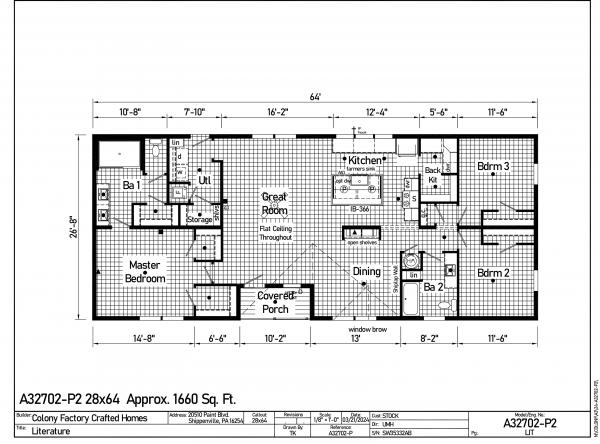 2024 Colony 124 LANDY CREEK  Home