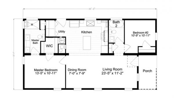 2024 Palm Harbor Homes 340EL24442A (w/Porch) Mobile Home