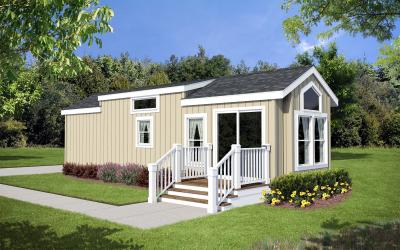 Redman Homes Athens Park Model RV 509 Mobile Home Floor Plan