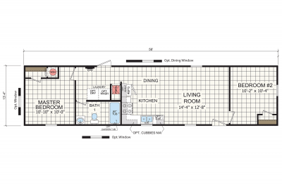 Redman Homes Foundation 1460 901 Mobile Home Floor Plan