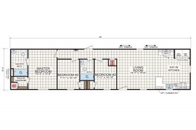 Dutch Housing Dutch Edge II 1670 903 Mobile Home Floor Plan