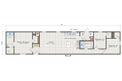 Dutch Housing Dutch Edge II 1680 903 Mobile Home Floor Plan