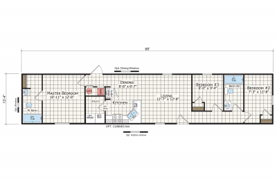 Dutch Housing Dutch Edge II 1470 901 Mobile Home Floor Plan