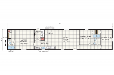 Dutch Housing Dutch Edge II 1680 901 Mobile Home Floor Plan