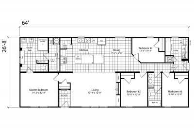 Dutch Housing Dutch Summit 2868 237 Mobile Home Floor Plan