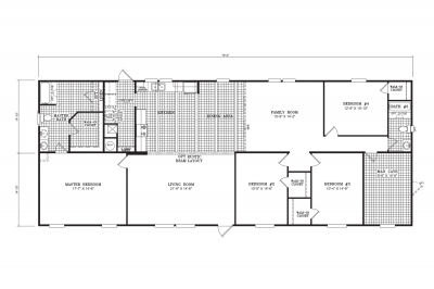 Scotbilt Homes Legend 3276340 Mobile Home Floor Plan