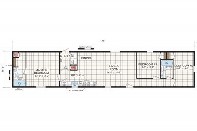 Redman Homes Foundation 1680 901 Mobile Home Floor Plan