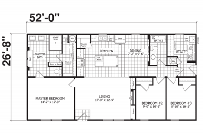 Dutch Housing Dutch Summit 2856 237 Mobile Home Floor Plan