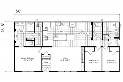 Dutch Housing Dutch Summit 2860 237 Mobile Home Floor Plan