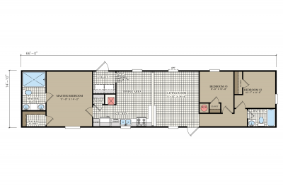 Champion Homes Grand Slam 1666323 Mobile Home Floor Plan