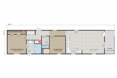 Champion Homes Grand Slam 1666354 Mobile Home Floor Plan