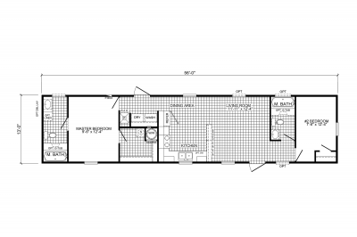 Champion Homes Home Run 1456194 Mobile Home Floor Plan