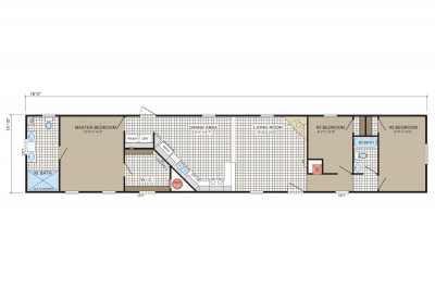 Champion Homes Grand Slam 1676406 Mobile Home Floor Plan