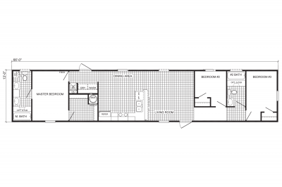 Champion Homes Home Run 1466208 Mobile Home Floor Plan