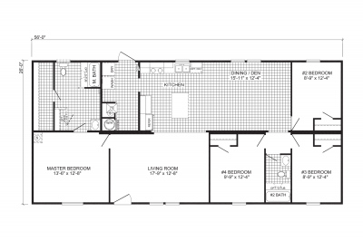 Champion Homes Home Run 2856353 Mobile Home Floor Plan