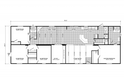 Champion Homes Home Run 2876322 Mobile Home Floor Plan