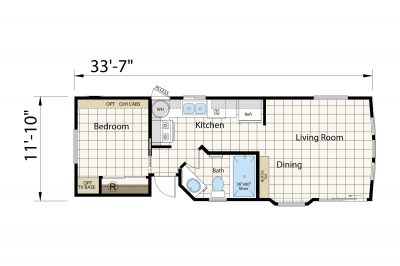 Champion Homes Sonoran 03 Mobile Home Floor Plan