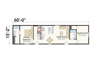 Champion Homes Spire Community Mobile Home Floor Plan