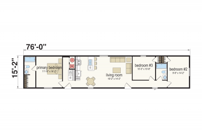 Champion Homes Ridge Community Mobile Home Floor Plan