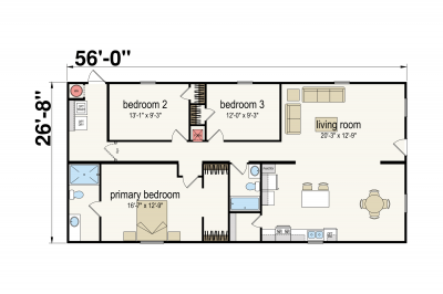 Champion Homes Richmond Community Mobile Home Floor Plan