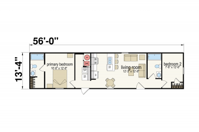 Champion Homes Peak Community Mobile Home Floor Plan