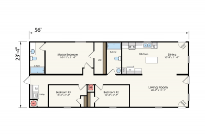 Champion Homes Horizon Community Mobile Home Floor Plan