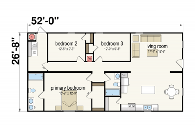 Champion Homes Corbin Community Mobile Home Floor Plan