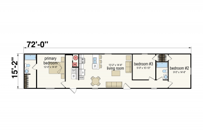 Champion Homes Bardstown Community Mobile Home Floor Plan