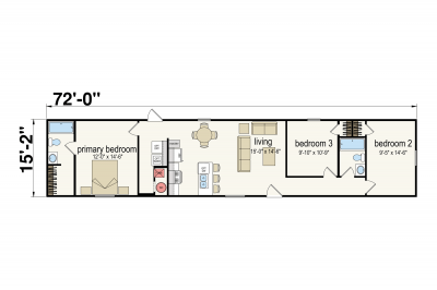 Champion Homes Bardstown Mobile Home Floor Plan