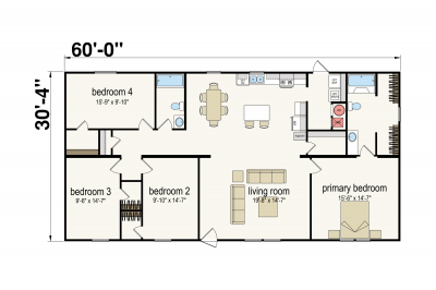 Champion Homes Calloway Mobile Home Floor Plan