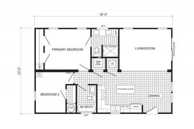 Scotbilt Homes Champion Community 2436456 Mobile Home Floor Plan