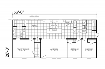 Scotbilt Homes Icon 2856507 Mobile Home Floor Plan
