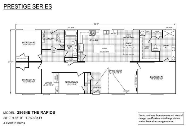 Floor plan of home