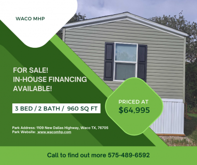 Mobile Home at 1109 New Dallas Highway Waco, TX 76705