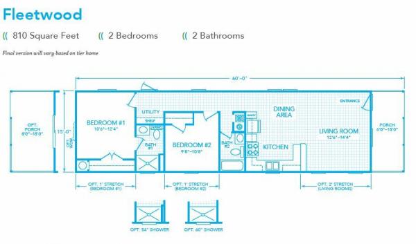 2023 Fleetwood Economy 16602Y Mobile Home