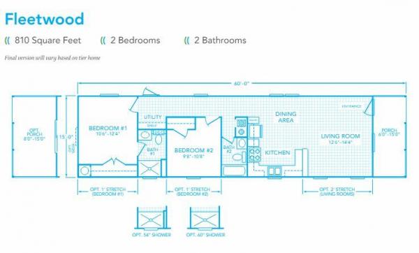 2023 Fleetwood Economy 16602Y Mobile Home