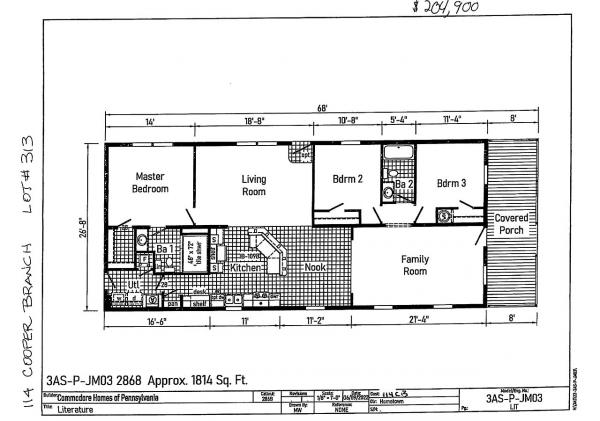 2024 Commodore Astro Creations 3AS244-P Manufactured Home