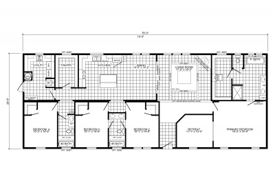 Scotbilt Homes Freedom 3276527 Mobile Home Floor Plan