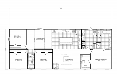 Scotbilt Homes Freedom 3276518 Mobile Home Floor Plan